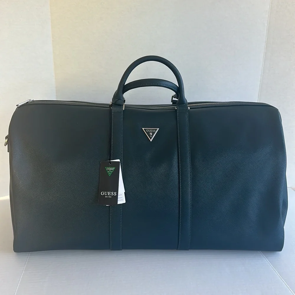 New GUESS Certosa saffiano Large Travel bag
